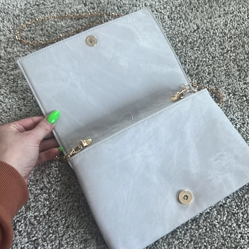 Urban expressions embroidered clutch crossbody pu leather set of two euc boho - Picture 5 of 10